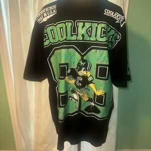 Black and Green Graphic Tee